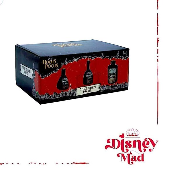 Disney Hocus Pocus Potion Storage Jars Set (3) Collectible - Picture 7 of 8